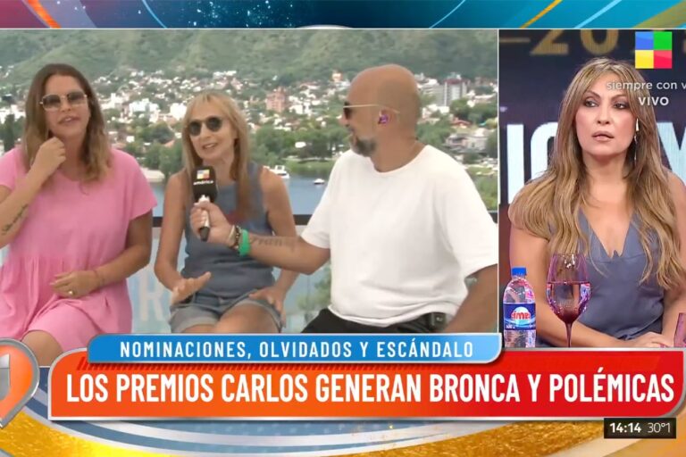 Polémica en los Premios Carlos: Nazarena Vélez y Gladys Florimonte contra el jurado