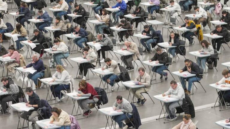 Las primeras pruebas para trabajar en la Base Logística, en imágenes