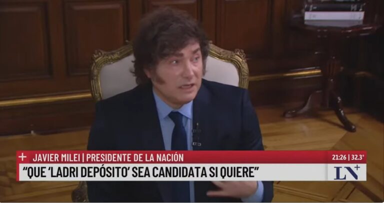 Las 9 frases más aberrantes de la última entrevista de Milei