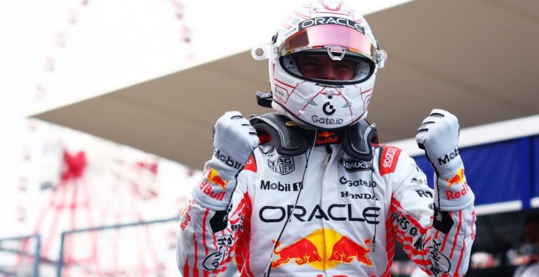 Max Verstappen se quedó con la pole en Japón
