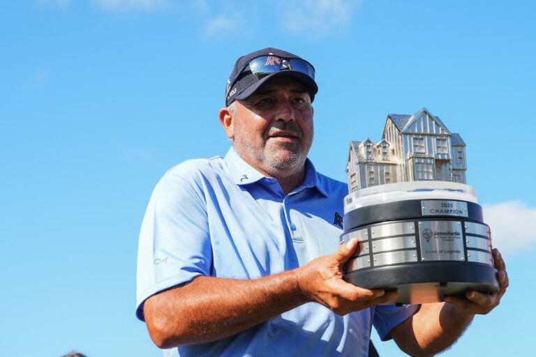 Ángel Cabrera consiguió su primer título en el Champions Tour y llega encendido al Masters