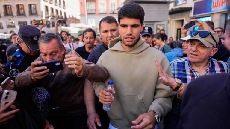 Alcaraz anunciará este jueves si renuncia al Mutua Madrid Open por lesión