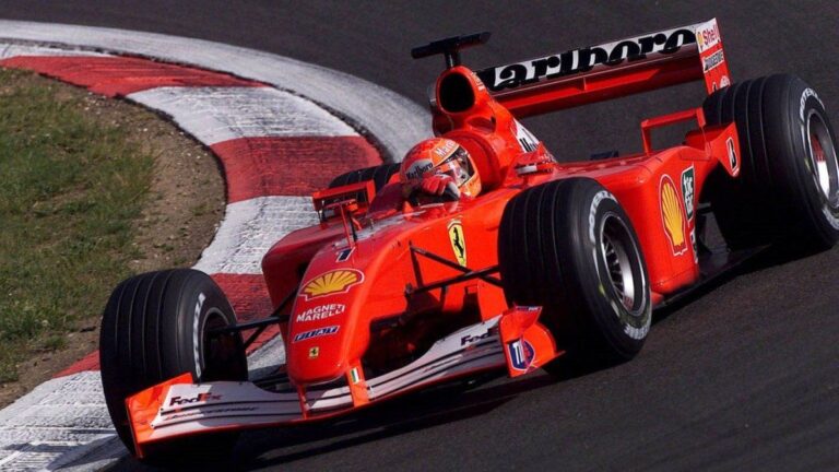 Subastarán una histórica Ferrari que utilizó Michael Schumacher en la Fórmula 1