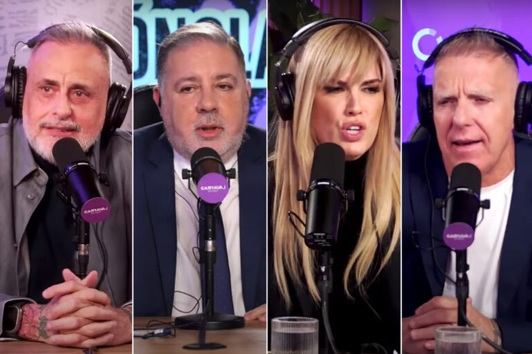 Fantino, Rial, Canosa y Doman, juntos: así arrancó su programa en Carnaval Stream