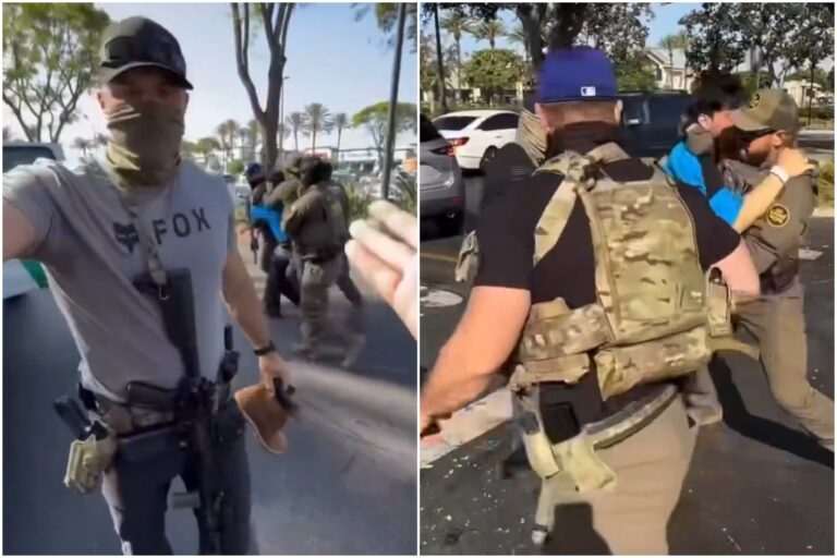Video: así fue el violento arresto de ICE y CBP a un ciudadano estadounidense en California