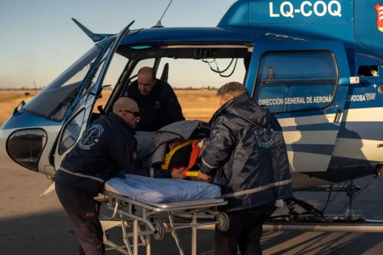 Un turista debió ser rescatado en helicóptero tras un accidente en el Cerro Champaquí