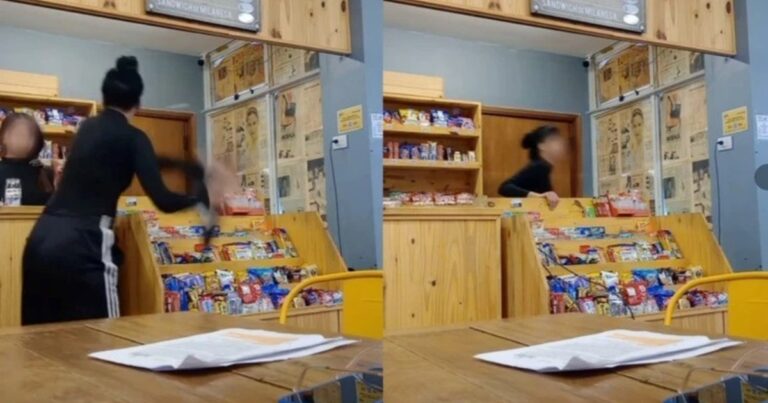 Una empleada destrozó el buffet de la Universidad de Mar del Plata y grabó toda la secuencia