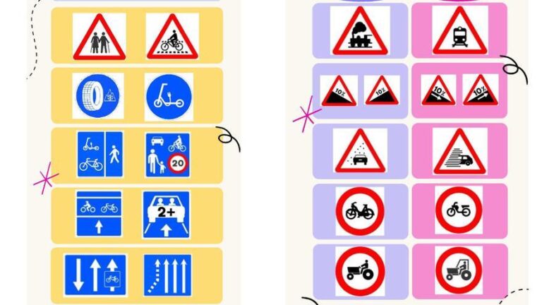 Entran en vigor la nuevas señales de tráfico: más claras, visibles e inclusivas