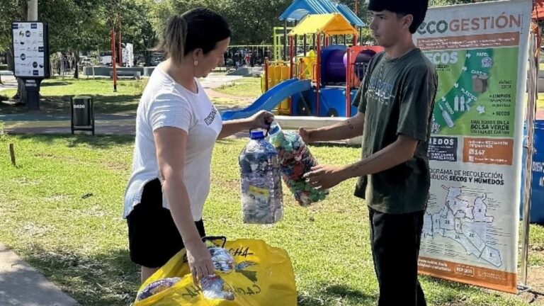 Ecobotellas, tapitas y aceite usado: habrá Ecocanje en la plaza del avión