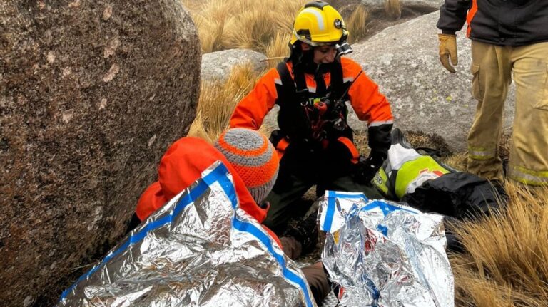 Con uno en el Champaquí: tres rescates en las sierras de Córdoba en un solo fin de semana