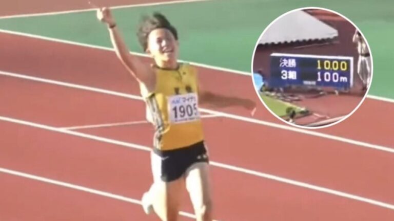 Un atleta japonés de 16 años batió un récord mundial