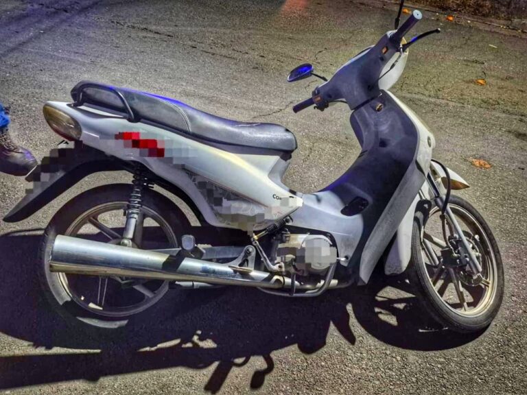 Carlos Paz: Intentaron robar una moto pero la dejaron tirada