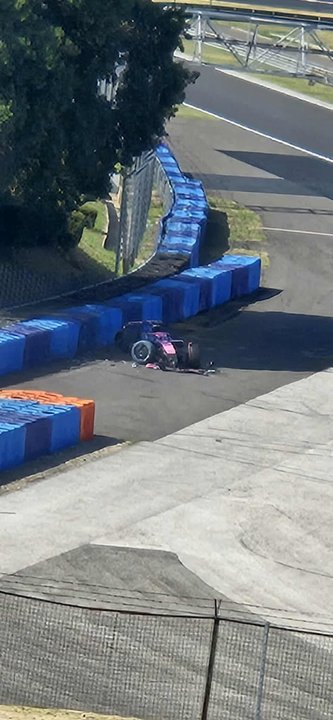 Franco Colapinto sufrió un fuerte accidente en las pruebas de Hungría, pero su equipo confirma que está «OK»