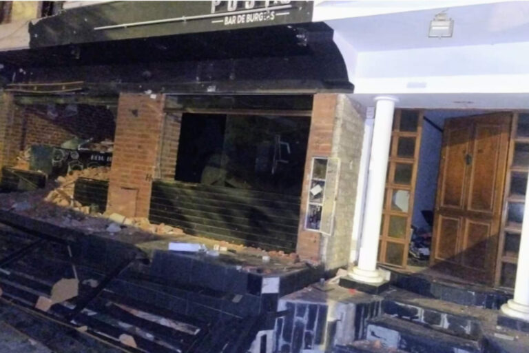 El bar del derrumbe de Güemes fue desvalijado tras quedar sin custodia ni cerramiento