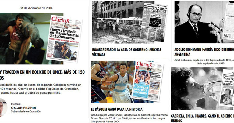 Clarín recuerda sus 80 años con una novedosa producción digital que rescata notas del pasado