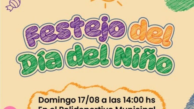Huerta Grande celebrará el Día del Niño con un evento en el Polideportivo