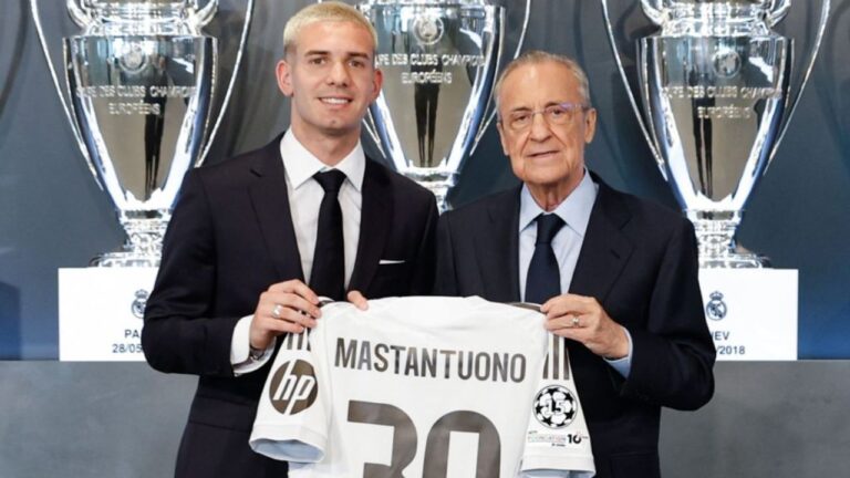 Franco Mastantuono fue presentado en el Real Madrid: «Se cumple un sueño»