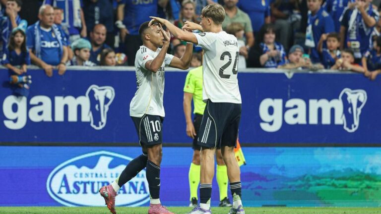 Mbappé saca brillo al Real Madrid en Oviedo