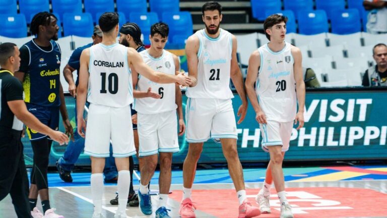En un final agónico, Argentina venció a Colombia y avanzó a los cuartos de final de la AmeriCup