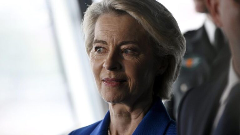 El avión de Von der Leyen sufre interferencias, presumiblemente rusas