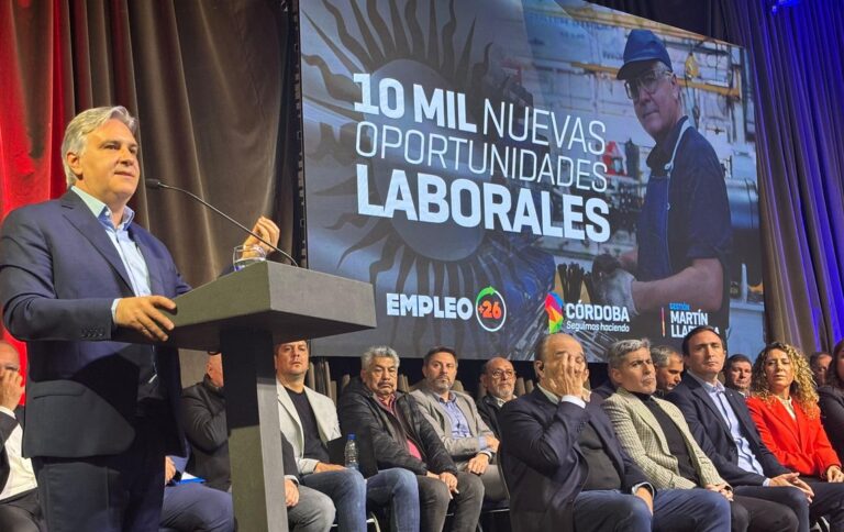 Córdoba: Martín Llaryora anunció la segunda edición del Programa Empleo +26