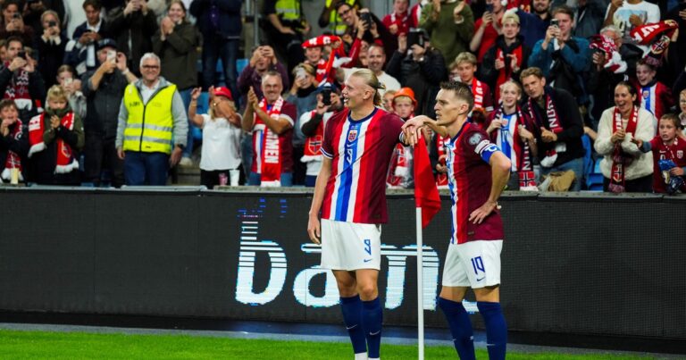 Haaland y Noruega implacables: una goleada histórica