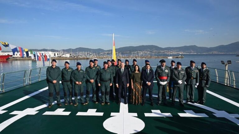 El ministro Grande-Marlaska en la entrega del nuevo buque de Armón para la Guardia Civil: «Es un ejemplo de cooperación europea para fortalecer nuestras fronteras»