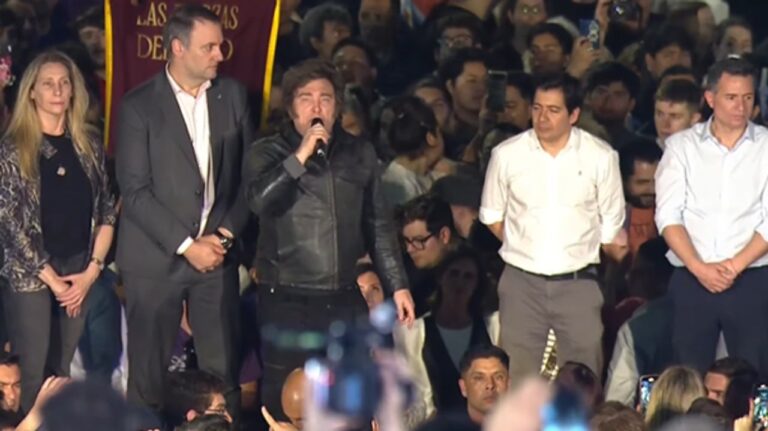 Javier Milei en Córdoba: «No se dejen psicopatear por operetas armadas con actores pagos»