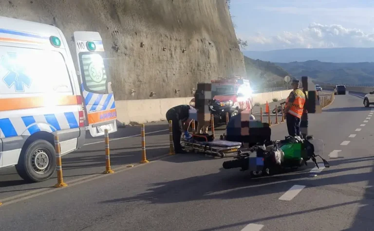 Chocaron dos motos en la ruta E-34: un herido