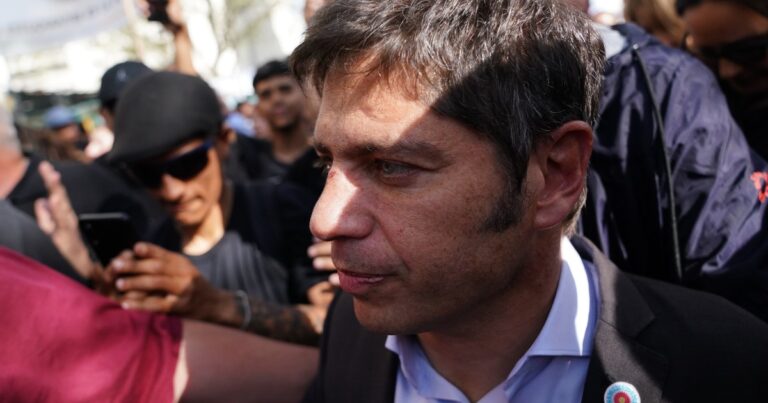 Axel Kicillof habló por primera vez del triple crimen de Morena, Brenda y Lara: apuntó a un grupo narco «con base en CABA»
