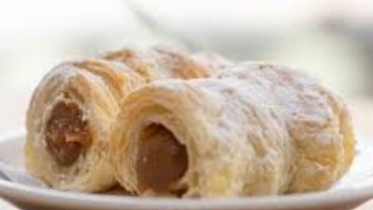 Cañoncitos de dulce de leche con masa de tarta: receta fácil y deliciosa