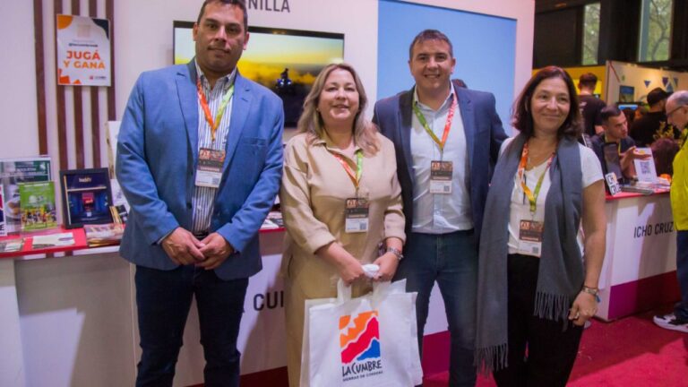 El stand de La Cumbre, uno de los más visitados de la FIT