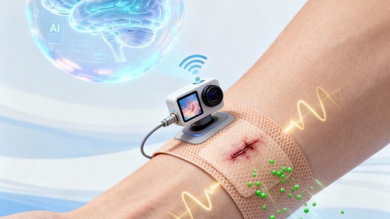 El vendaje que piensa: así cura la IA las heridas un 25% más rápido