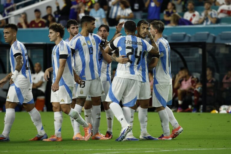Argentina derrotó 1-0 a Venezuela en un amistoso en Miami