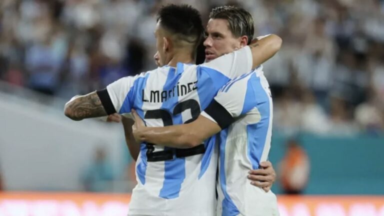 Argentina le ganó a Venezuela en el amistoso jugado en Miami
