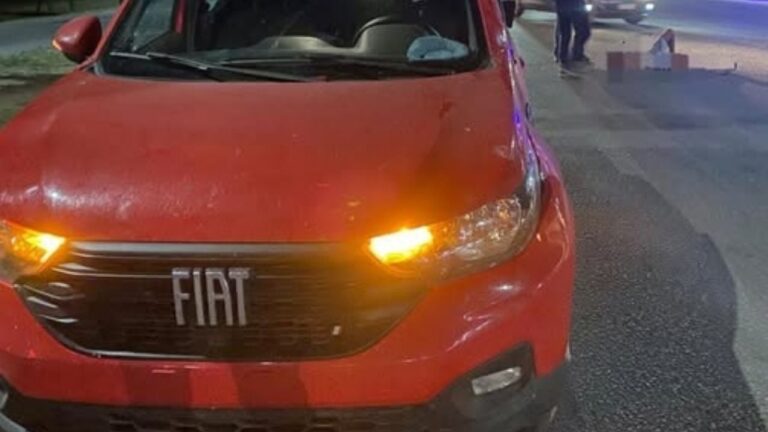 Una camioneta impactó contra un limpiavidrios en la ruta 9