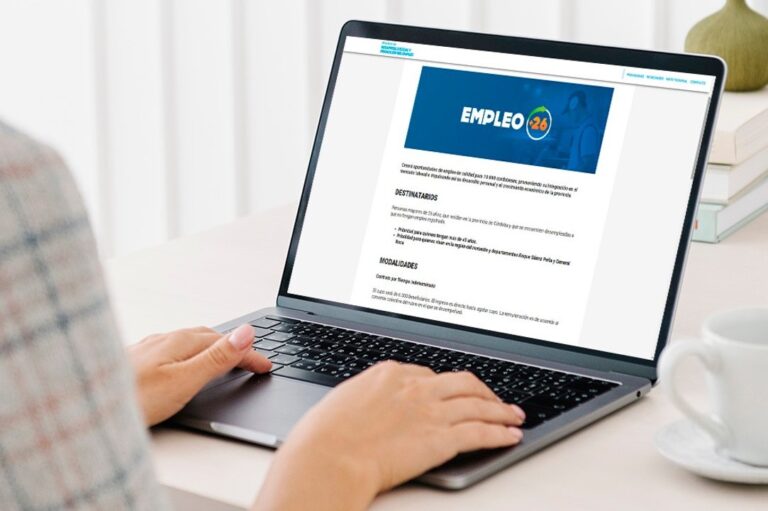 Empleo +26: inscripciones abiertas hasta el 17 de octubre para 10.000 puestos en Córdoba