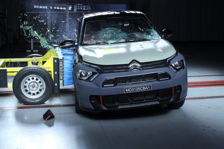 La inesperada nota del Citroën Basalt en los test de Latin NCAP