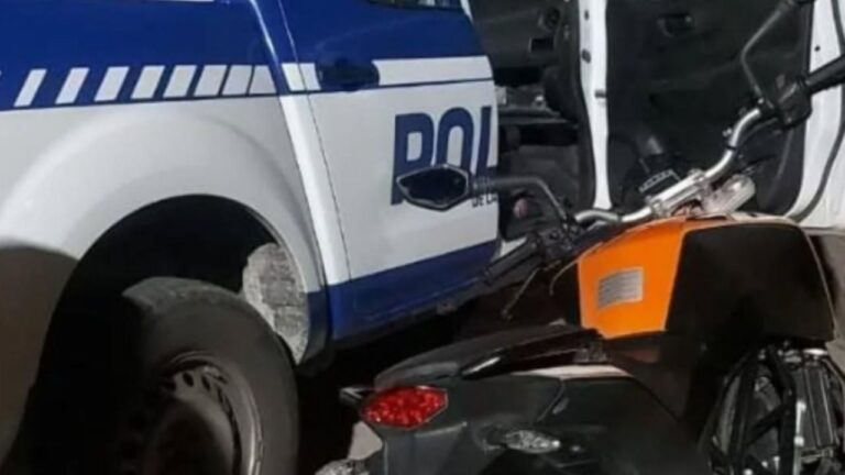Recuperaron una motocicleta robada tras una alerta vecinal en La Falda
