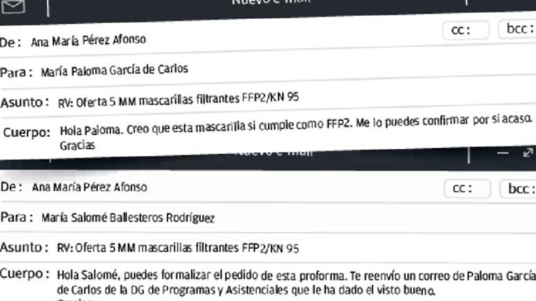 Funcionarios de Canarias alertaron de las compras a la red delictiva: «Me da igual de donde venga, tengo que comprobar unos mínimos»