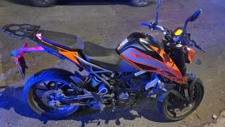 Un detenido tras una persecución para dar con una moto robada