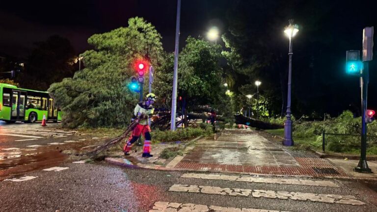 La borrasca Claudia siembra el caos en Córdoba