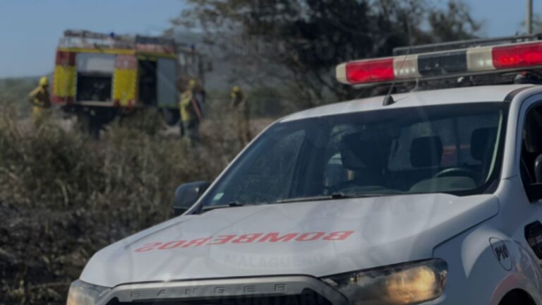Bomberos sofocaron un incendio forestal en cercanías de Valle del Golf