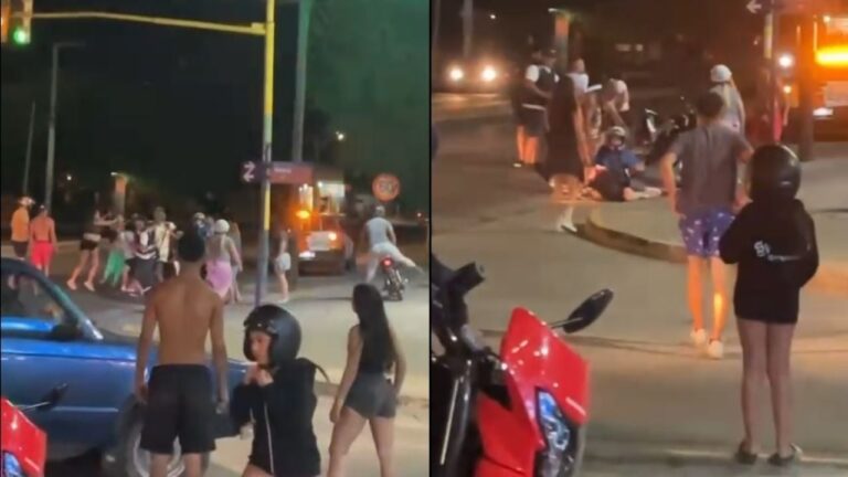 Un choque terminó en una pelea a las trompadas, ocurrió en Carlos Paz