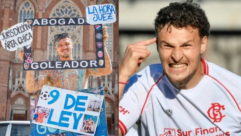 El goleador de Barracas terminó Derecho y se recibió de abogado