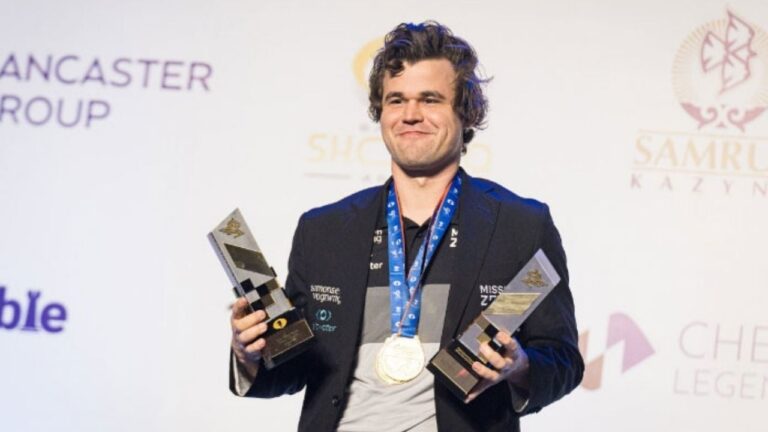 Carlsen ganó su noveno Mundial de Ajedrez Blitz