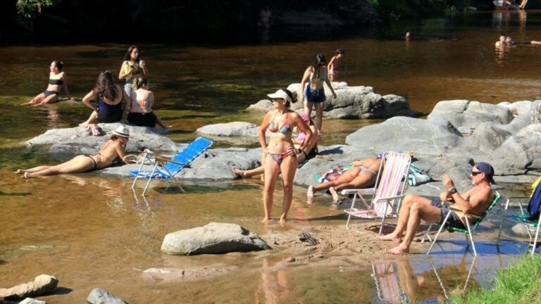Calor y lluvia en la primera semana de enero, el clima en Carlos Paz