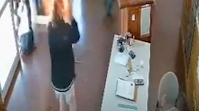 Una mujer ingresó a una comisaría, se roció con alcohol y se prendió fuego