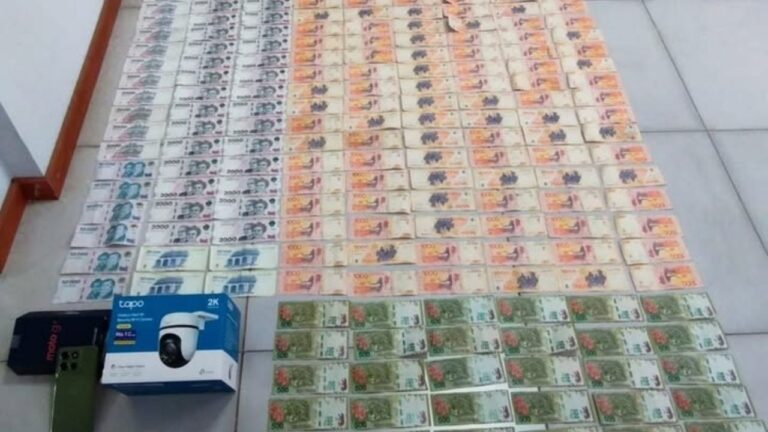 Recuperan casi 400 mil pesos robados en un operativo en Etruria