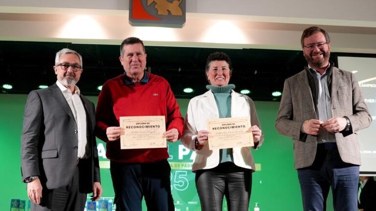 La gala del pádel andaluz premia en Córdoba a siete deportistas de la provincia